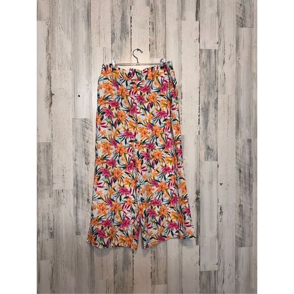 Jessica Simpson wide leg floral pants size medium - Picture 2 of 14